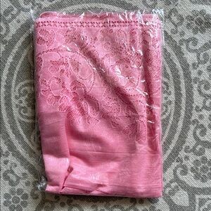 Pink Lace lightweight lace scarf